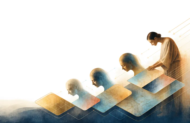 Editorial illustration for the Character & Growth theme