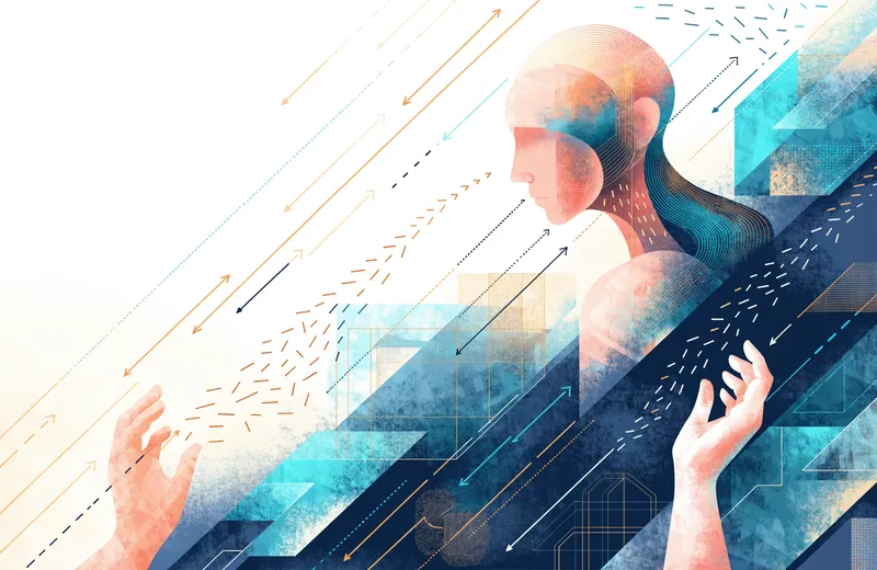 Editorial illustration for the Habits & Productivity theme