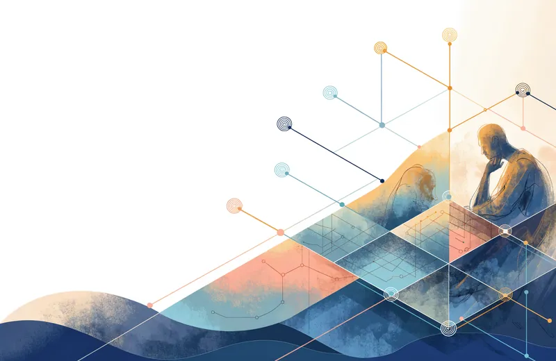Editorial illustration for the Personality Tests theme