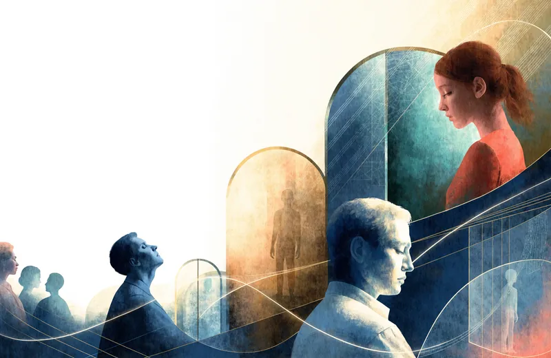 Editorial illustration for the Social Skills & Communication theme